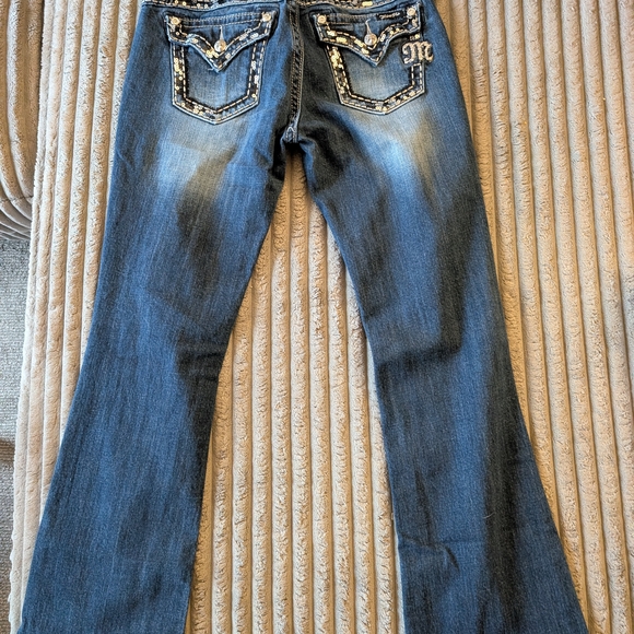 Miss Me Blue Jeans with Embellished Back - Picture 4 of 4